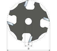 Couteaux à rainurer FREUD Z3 - 56