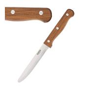 Couteaux à steak arrondi marron Olympia - Lot de 12 - Bois