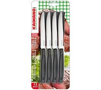 Couteaux à steak Dinamik Kaimano KDN041812N, acier inoxydable, noir, 12 unités