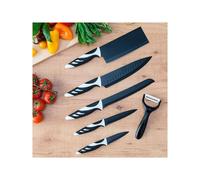 Couteaux Cecotec Top Chef Black C01024 (6 Pièces)