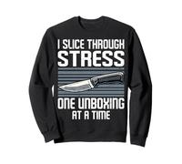 Couteaux collecteurs de Couteaux Anti-Stress I Slice Through Sweatshirt
