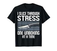 Couteaux collecteurs de Couteaux Anti-Stress I Slice Through T-Shirt