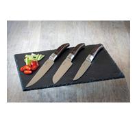 Couteaux de cuisine - Coffret 3 pièces - Lame acier inox - Haute qualité - Lagui