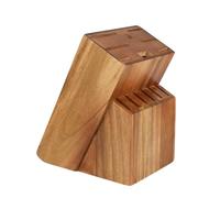 Couteaux de Cuisine - Porte Couteau - support de cuisine à 15 fentes - en bois (sans couteaux) - convient pour 15 couteaux et un fusil à aiguiser - idéal pour la cuisine