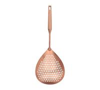 Couteaux de skimmer en acier inoxydable : acier à haute température 304, longue poignée avec prise en main confortable, grande passoire à flux pour frites de viande dans de l'huile chaude (type 3)