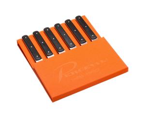 Couteaux de table Perceval 9.47 manche noir par 6 pièces