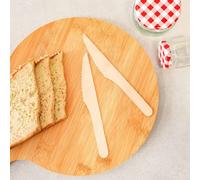 Couteaux en Bambou (Jetables) - 20 Pièces