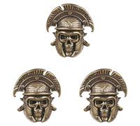 Couteaux en forme de tête de mort - Cordon en laiton - Perles artisanales - Pour paracordes - Parachutes