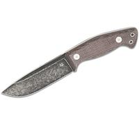 Couteaux FOX TFG TOKALA NIOLOX LAME NOIRE SW, BISON YUTE MICARTA FX-105 MB
