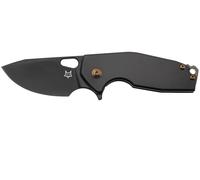 Couteaux FOX VOX SURU PLIANT. NOIR PVD TIT. MANCHE-M390 LAME NOIR PVD-SP. BRONZE FX-526 TI BB