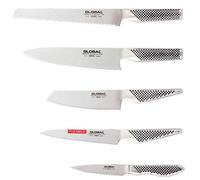 Couteaux Global G2951138R : Set d'édition spéciale : lot de 5 pièces. (G9+G2+GS5+GS11-GS38)