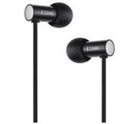 Final Écouteurs intra-auriculaires E2000 – compacts – aluminium noir – isolants – sans micro