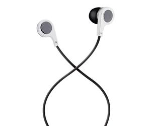 couteurs intra-auriculaires Maxell B-13 Bass avec microphone, cordon de 52 pouces, blanc