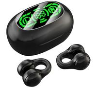¿¿couteurs intra-auriculaires sans fil Bluetooth 5.3 avec clip d'oreille pour le sport