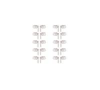 couteurs jetables JustJamz Basic Pearl White pour enfants et adultes, lot de 100