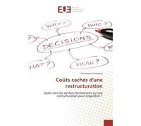 Coûts cachés d'une restructuration - CUSUMANO-C - Universitaires Europeennes - broché - Etude