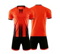 Coutume Maillot de Foot Enfant Adulte avec Nom Numéro Logo de L'équipe Adultes, Garçon Vêtements de Football Tee Shirt, Short avec Chaussette 3 Large