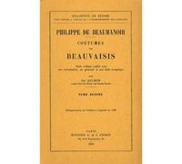 Coutumes de beauvaisis. tome iii : commentaire historique et juridique, par g. h tome iii Tome 3 - DE BEAUMANOIR PHILIPPE - Picard - broché - Livre