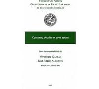 Coutumes, doctrines et droit savant Collectif (Auteur)