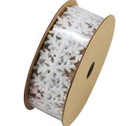 Couture artisanat feutre en dentelle embellissement ruban de flocon de neige diy coudre des guirlandes non tissées appliques en tissu, dentelle artisanale