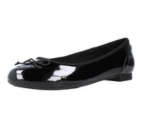 Clarks Femme Couture Bloom Ballerines Plates, Femme, Black Pat, 35.5 EU