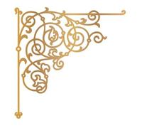 Couture Creations Mini tampon HOTFOIL CRLN SQ CR, Curling Carré Coin 2,3"X2.3" Taille unique