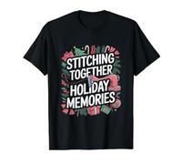 Couture de Noël - Couture Ensemble Souvenirs de Vacances égout T-Shirt Graphique avec Valeur