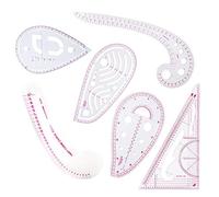 Couture Règle 6 Pièces Règle pour vêtements Règle Métrique Règle de Courbe pour la Couture Outils de Couture Modèle de Dessin Modèle de Dessin Outil Sur Mesure pour Vêtements de Bricolage
