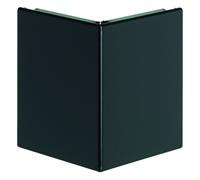 Couv Angle Ext BKIS Noir - GOULOTTES ENCASTREES HAGER BRS0802A9011