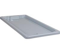Couvercle ( 9000446953 ) L800xl400mm gris adapté aux bacs gerbables-emboîtables rotatifs