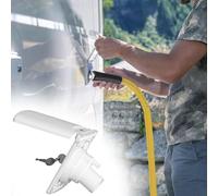 Couvercle à baïonnette carrée pour entrée d'eau par gravité de véhicule | Entrée d'eau par gravité pour camping-car avec bouchon à baïonnette carré blanc ABS
