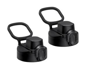 Couvercle à bec automatique pour bouteilles d'eau de sport Hydro-Flask à large ouverture, 2 pack de couvercle de remplacement pour Hydro-Flask à ouverture large 12, 16, 18, 20, 32, 40, 64 oz