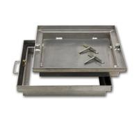 Couvercle à carreler en aluminium - Eco - 39 x 39 cm