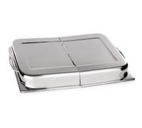 Couvercle a charniare GN en Acier au nickel chrome H 60 mm Was Germany