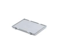 Couvercle à charnière pour conteneur euro - 30 x 40 cm (l x P) - Boîte de transport - Boîte empilable