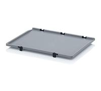 Couvercle à charnière pour récipient européen Auer 60 x 40 cm * Couvercle à charnière pour Eurobox 60 x 40