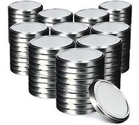 Couvercle à vis Kadax FI82 mm, ensemble de couvertures à tour de torsion en métal, couvercle de remplacement pour pots Mason, couvercle avec 6 dents de colonne montante pour les pots Mason et Mason