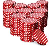 Couvercle à vis Kadax FI82 mm, ensemble de couvertures à tour de torsion en métal, couvercle de remplacement pour pots Mason, couvercle avec 6 dents d'orge pour verres à collision et pots Mason