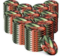 Couvercle à vis Kadax FI82 mm, ensemble de couvertures à tour de torsion en métal, couvercle de remplacement pour pots Mason, couvercle avec 6 dents de colonne montante pour les pots de luti