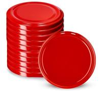 Couvercle à vis Kadax FI82 mm, ensemble de couvertures torsadés en métal, couvercle de remplacement pour pots Mason, couvercle avec 6 dents de colonne montante pour les verres de collision