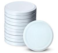 Couvercle à vis Kadax FI82 mm, ensemble de couvertures à torsion en métal, couvercle de remplacement pour pots Mason, couvercle avec 6 dents de colonne montante pour les verres de collision