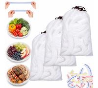 Couvercle Alimentaire Jetable,Film Alimentaire Reutilisable,Couvercle Plastique Extensible,RéUtilisables, HäLt Staub Fern,Pour Conservation Fruits Et LéGumes (300PCS*transparent)