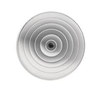 Vaello La Valenciana Couvercle en Aluminium Lisse, 28 cm, Aluminium, Argent