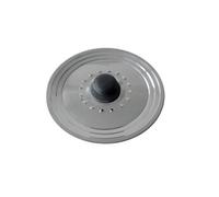 Baumalu Couvercle multi-degrés inox, trou vapeur, bouton bakélite Ø22/24/26 cm Argenté
