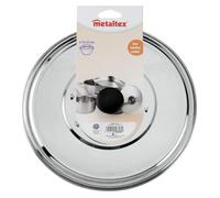 Couvercle anti-gras en inox - D: 22 cm à D: 26 cm