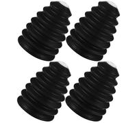 Couvercle Anti-perçage en Silicone Noir 4 Pièces pour Perceuse à Percussion