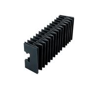 Couvercle anti-poussière de guidage linéaire CNC Couvercle anti-poussière HGR15 HGR20 HGR25 HGR30 for bloc coulissant de guidage linéaire, manchon protection télescopique Flexible(For HGR25,1050mm)