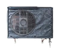 Couvercle anti-poussière du climatiseur ouvert sans retirer le couvercle extérieur du climatiseur, couverture en maille de camouflage de protection solaire (Color : C, Size : 82 * 31 * 58 cm)