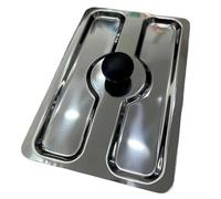 Couvercle Anti-poussière En Acier Inoxydable, Compatible Avec SMEG, Compatible Avec Delma, Compatible Avec Delonghi, Compatible Avec Ariete, Accessoires For Grille-pain Entièrement Automatiques