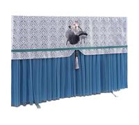 Couvercle anti-poussière for téléviseur, pas besoin de retirer le couvercle du lors la mise en marche tissu protection domestique for(Color03,115 x Height 75cm-01)